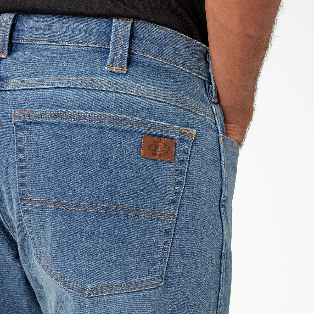 Dickies FLEX Regular Fit 5-Pocket Jeans - Light Denim Wash (LWI)