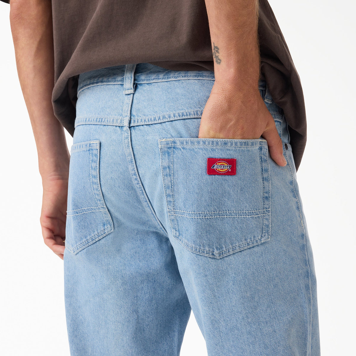 Dickies 982 Slim Tapered Jeans - Vintage Aged Blue (C15)