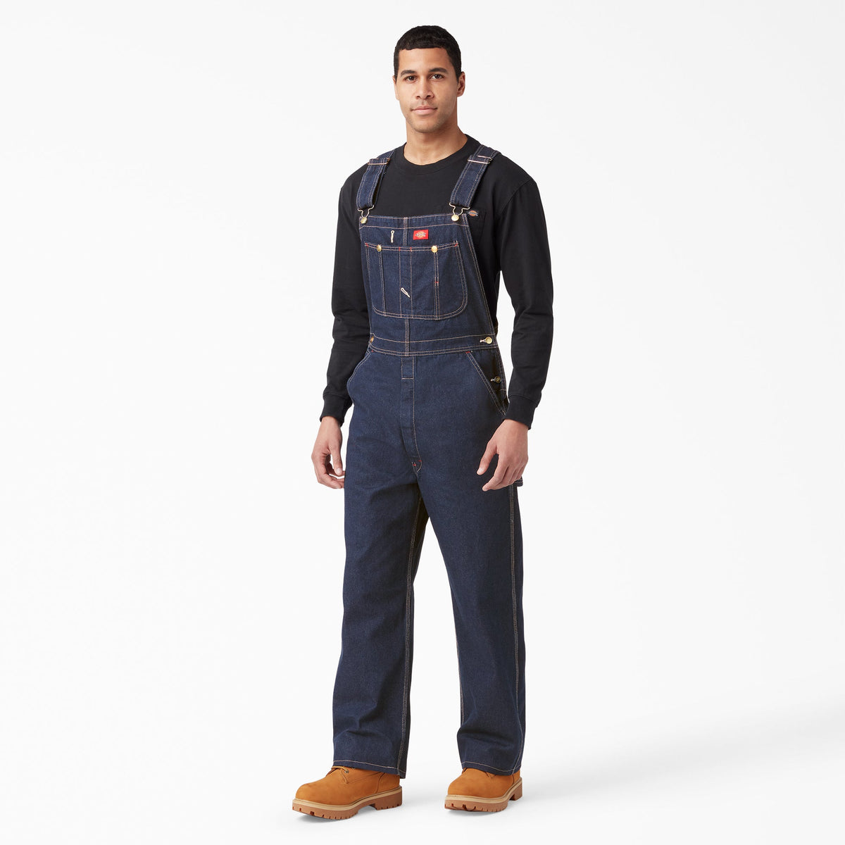 Dickies Classic Bib Overalls - Rinsed Indigo Blue (RNB)