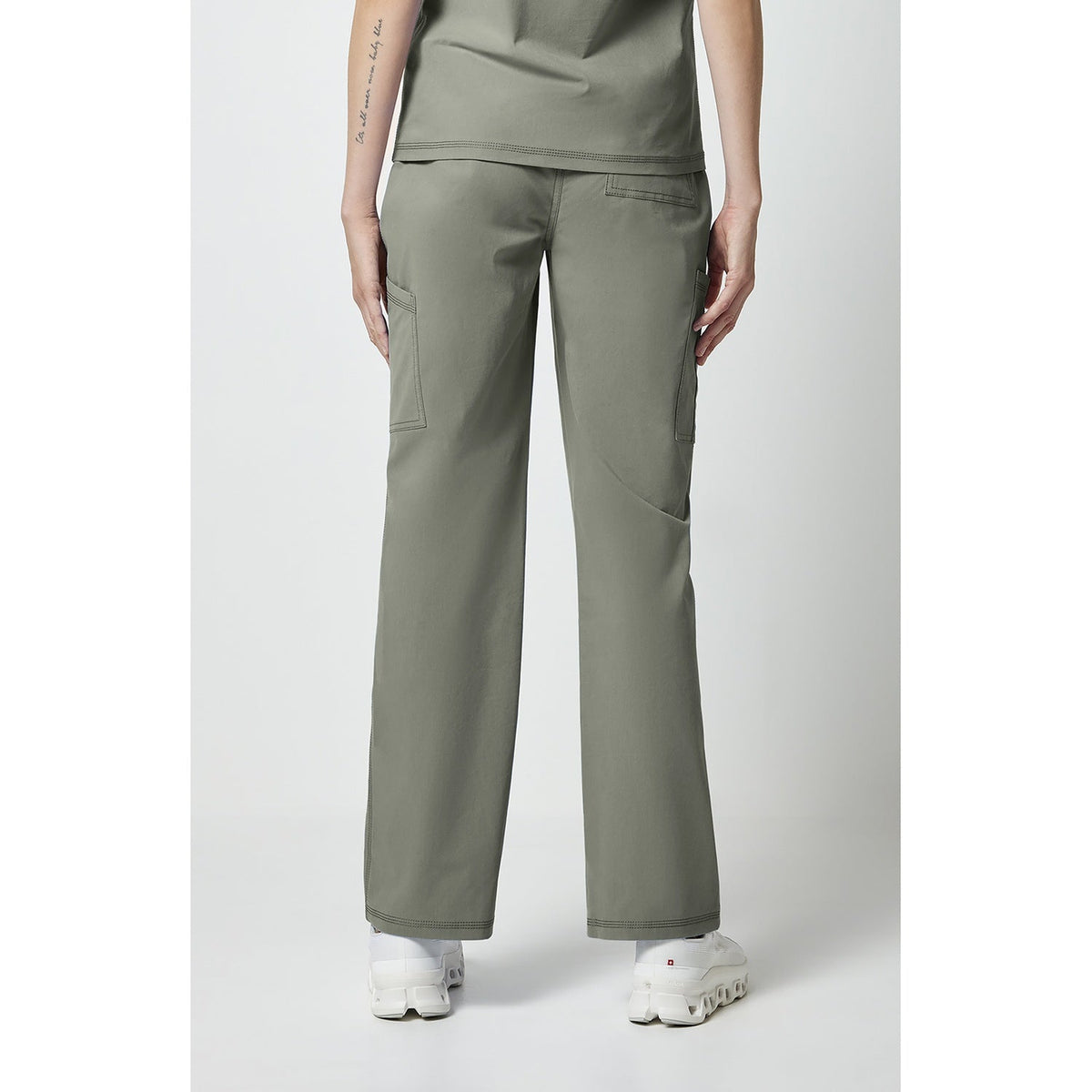 Dickies Women's Forge Straight Leg Scrub Cargo - LIGHT GRAY (LA)