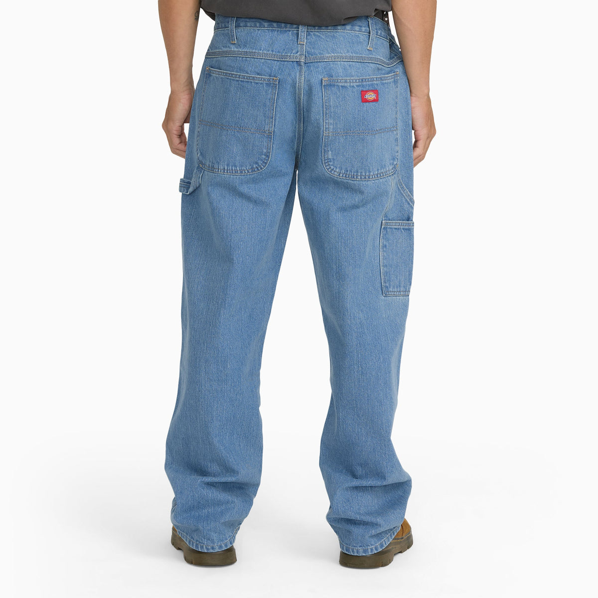 Dickies Relaxed Fit Heavyweight Carpenter Jeans - LIGHT WASH (LW0)