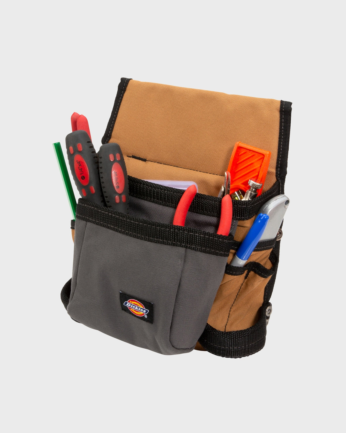 Dickies 8-Pocket Tool And Utility Pouch - Brown Duck (BD)