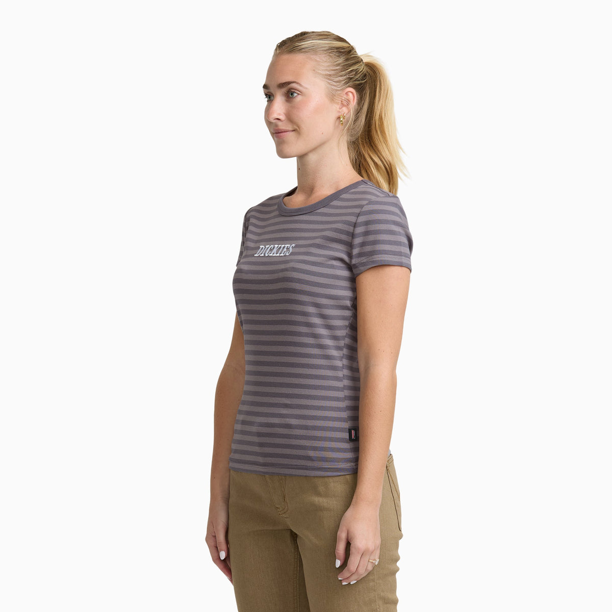 Dickies Junior's Short Sleeve Crew Tee - Cool Grey/Black (GB1)