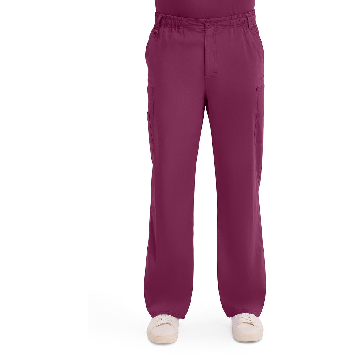 Dickies Men's EDS Signature Zip Fly Pull-On Scrub Pant - Wine (WIN)