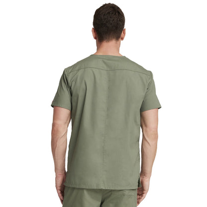 Dickies Men's EDS Signature V-Neck Scrub Top - OLIVE (OL9)