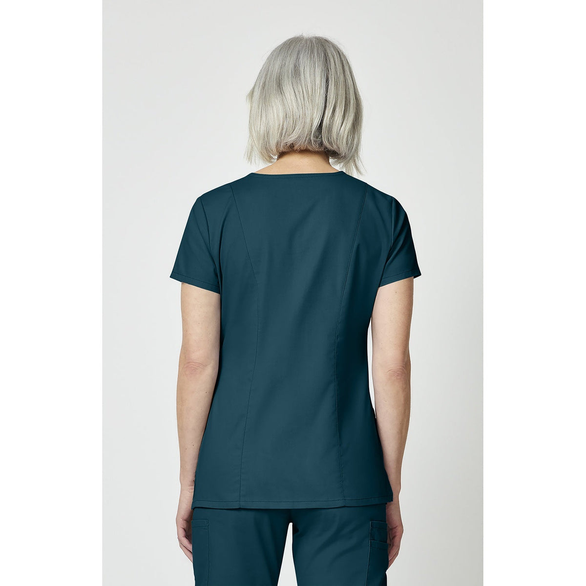 Dickies Women's EDS Signature V-Neck Scrub Top - Caribbean Blue (CRB)
