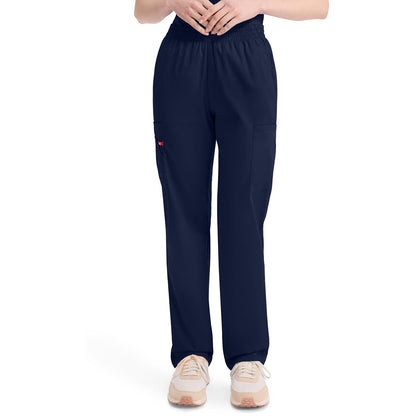 Dickies Women's EDS Signature Natural Rise Tapered Leg Pull-On Scrub Pant - NAVY (0NV)