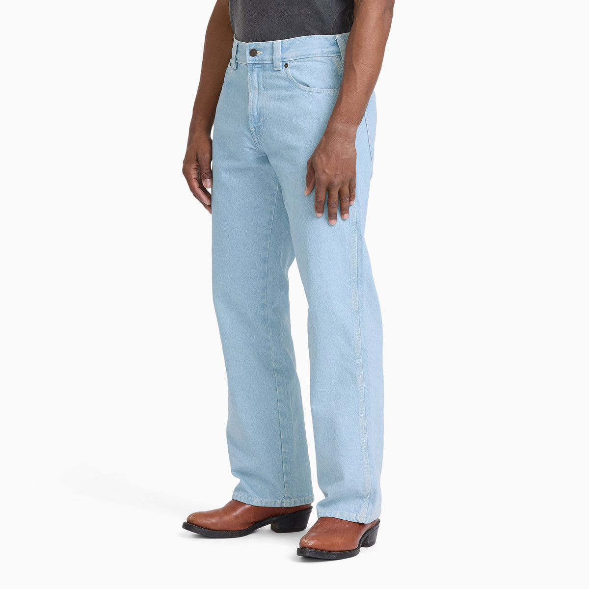 Dickies 954 Relaxed Straight Work Jeans - Vintage Aged Blue (C15)