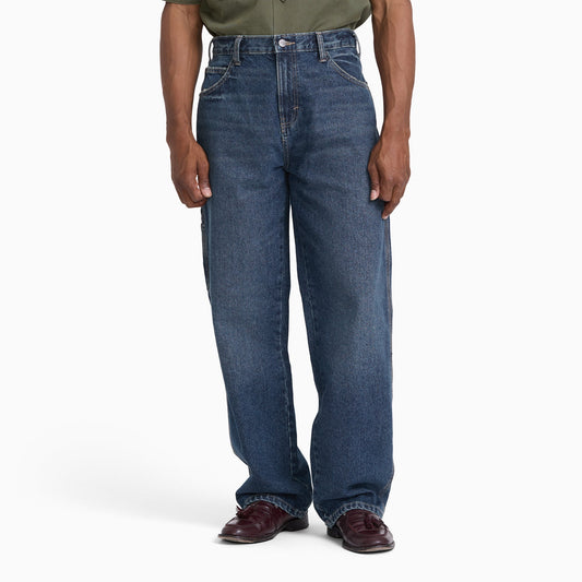 Dickies Worn In Relaxed Fit Carpenter Jeans - CAMP BOWIE WASH (L99)