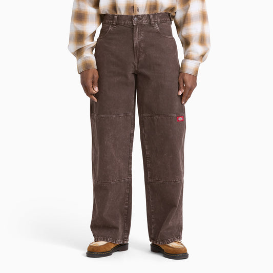 Dickies Loose Straight Double Knee Jeans - DARK BROWN (DBX)
