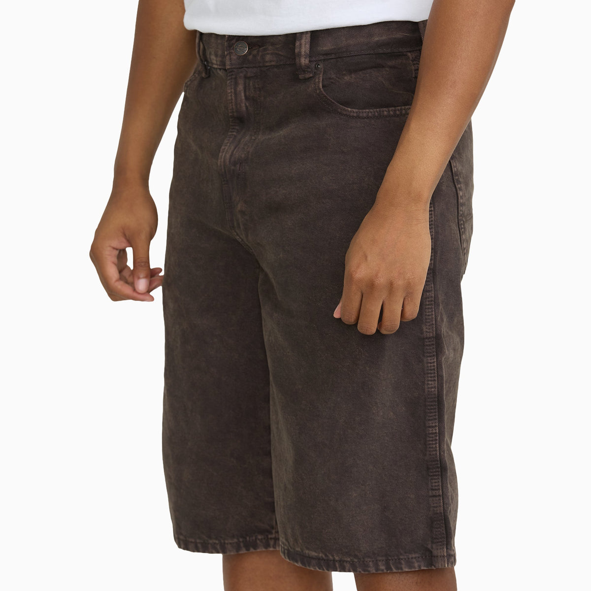 Dickies 958 Loose Jean Shorts, 13" - DARK BROWN (DBX)