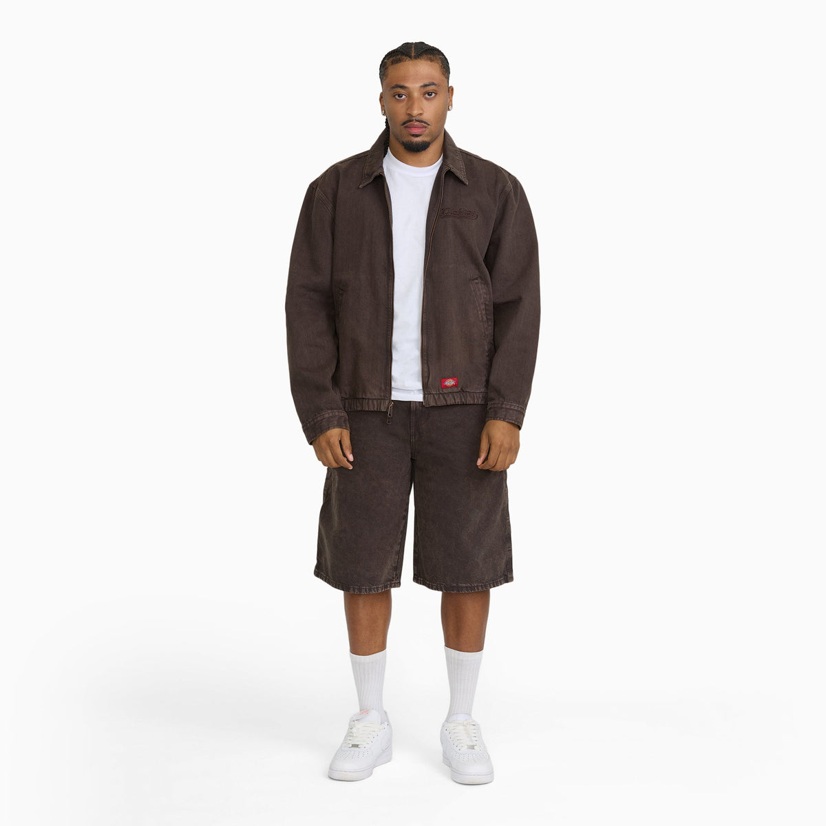 Dickies Edgewood Unlined Denim Jacket - DARK BROWN (DBX)