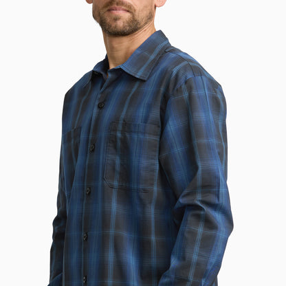 Dickies Long Sleeve Plaid Work Shirt - PEACOAT (A65)