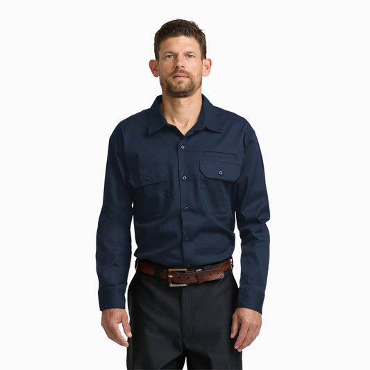 Dickies Pro Series Long Sleeve Work Shirt - Dark Navy (0DN)