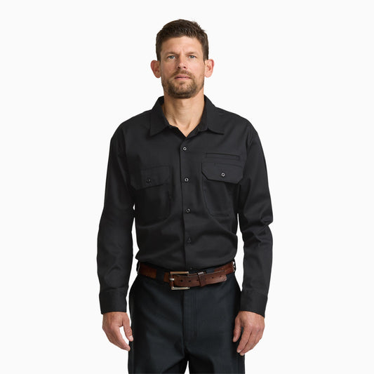 Dickies Pro Series Long Sleeve Work Shirt - Black (BLK)