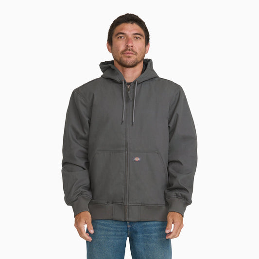 Dickies Hooded Duck Bomber Jacket - Slate (0SL)