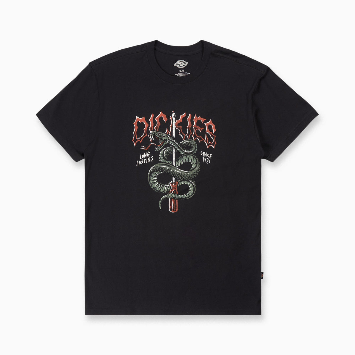 Dickies Regular Fit Snake Tool Short Sleeve T-Shirt - Black (BLK)