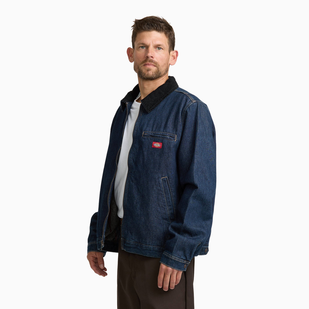 Dickies 758 Blanket Lined Denim Jacket - RINSED (RIN)