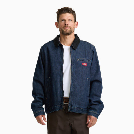 Dickies 758 Blanket Lined Denim Jacket - RINSED (RIN)