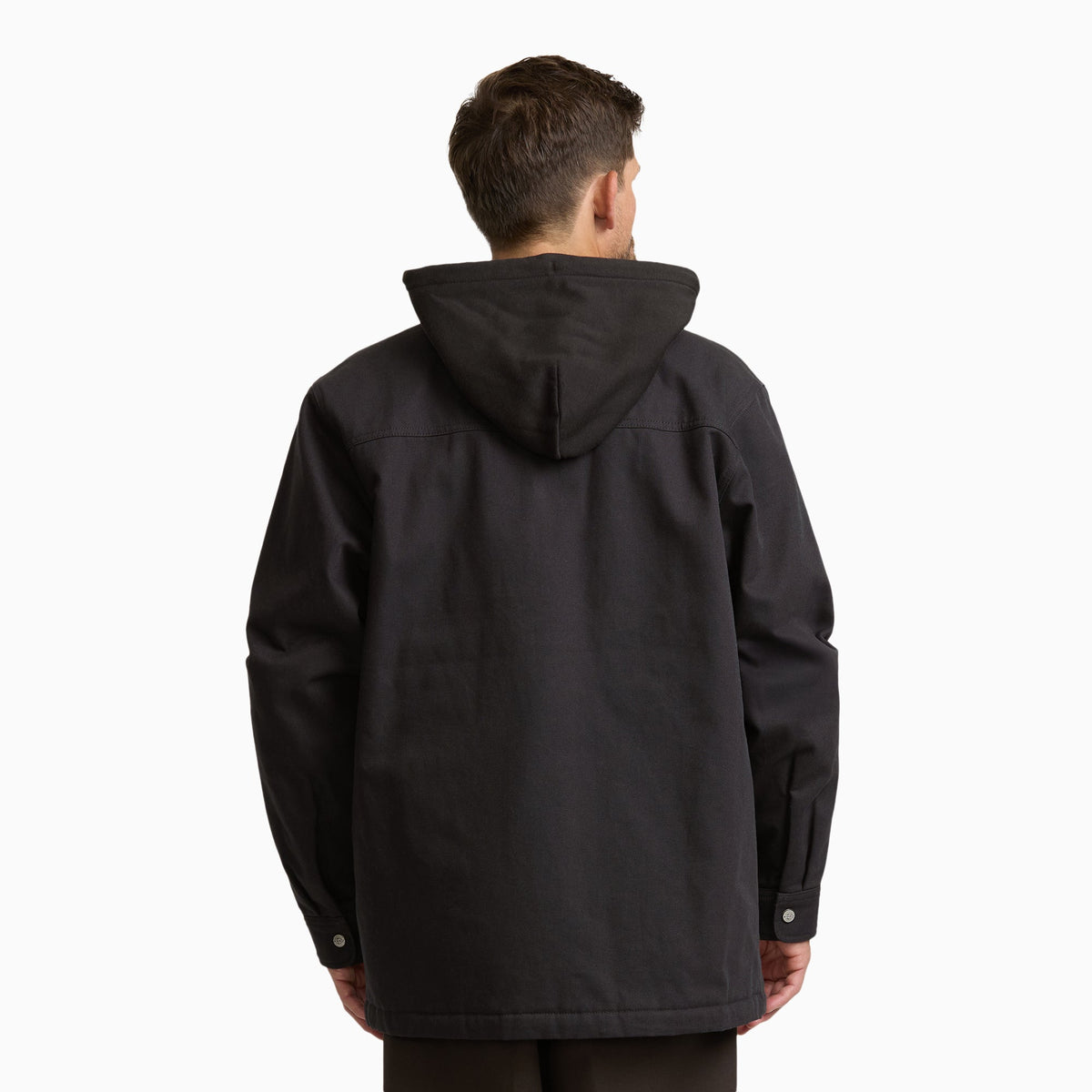 Dickies Insulated Duck Hooded  Shirt Jacket - Black