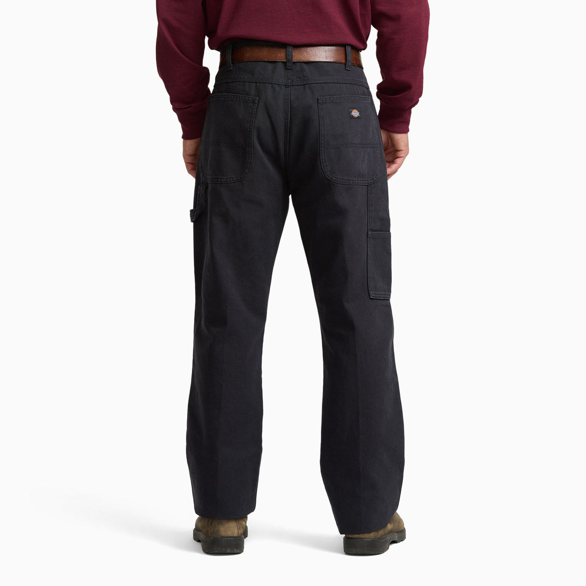 Dickies Slim Fit Relaxed Duck Double Knee Pants - Black (BLK)