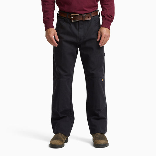 Dickies Slim Fit Relaxed Duck Double Knee Pants - Black (BLK)