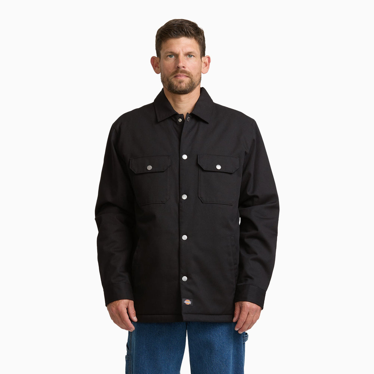 Dickies Duck Shirt Jacket - Black (BLK)