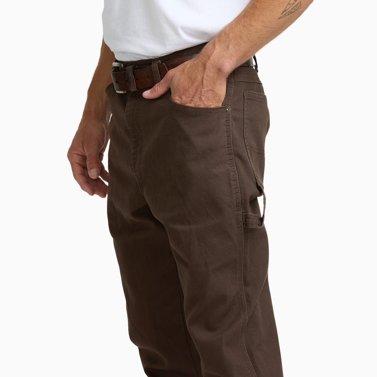 Dickies Tradebuilt Athletic Fit Carpenter Pants - Dark Brown (0DB)