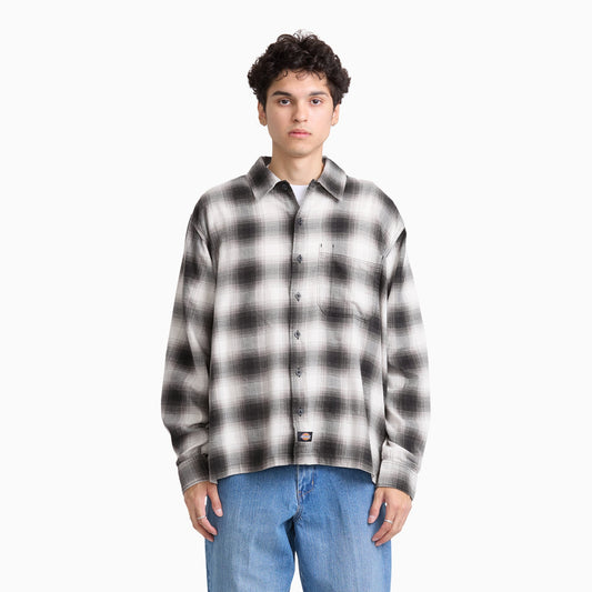 Dickies Gulfport Flannel Shirt - Black (BLK)