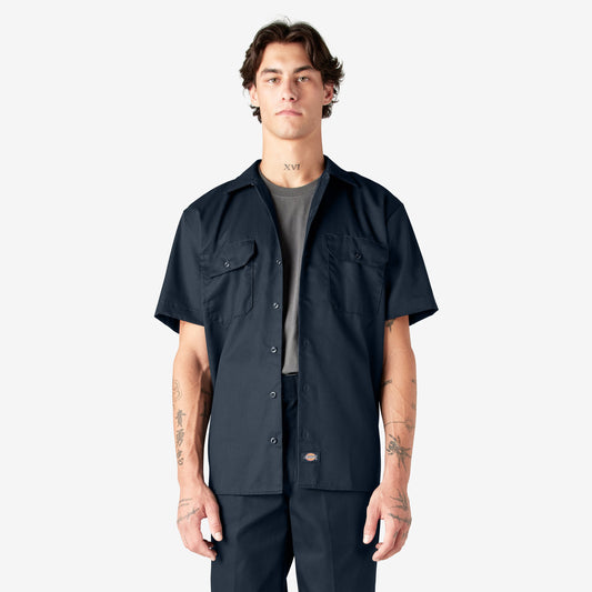 Dickies Short Sleeve Work Shirt - Dark Navy (DN)