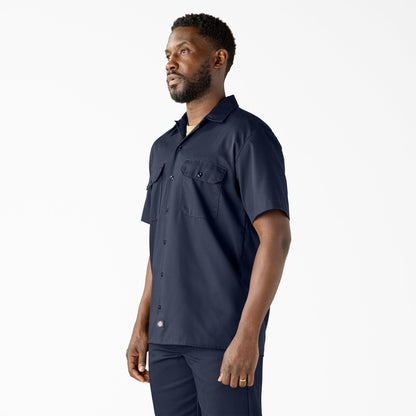 Dickies Short Sleeve Work Shirt - Navy Blue (NV)
