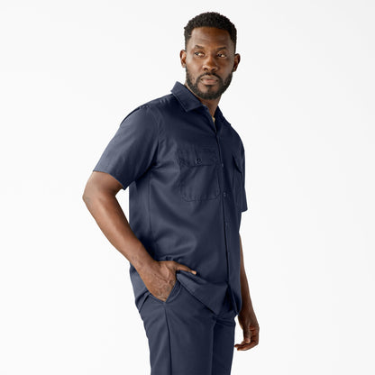 Dickies Short Sleeve Work Shirt - Navy Blue (NV)