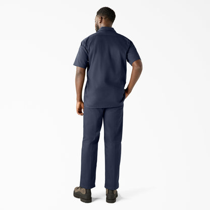 Dickies Short Sleeve Work Shirt - Navy Blue (NV)