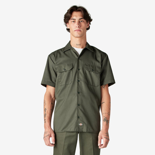 Dickies Short Sleeve Work Shirt - Olive Green (OG)