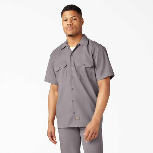 Dickies Short Sleeve Work Shirt - Silver (SV)