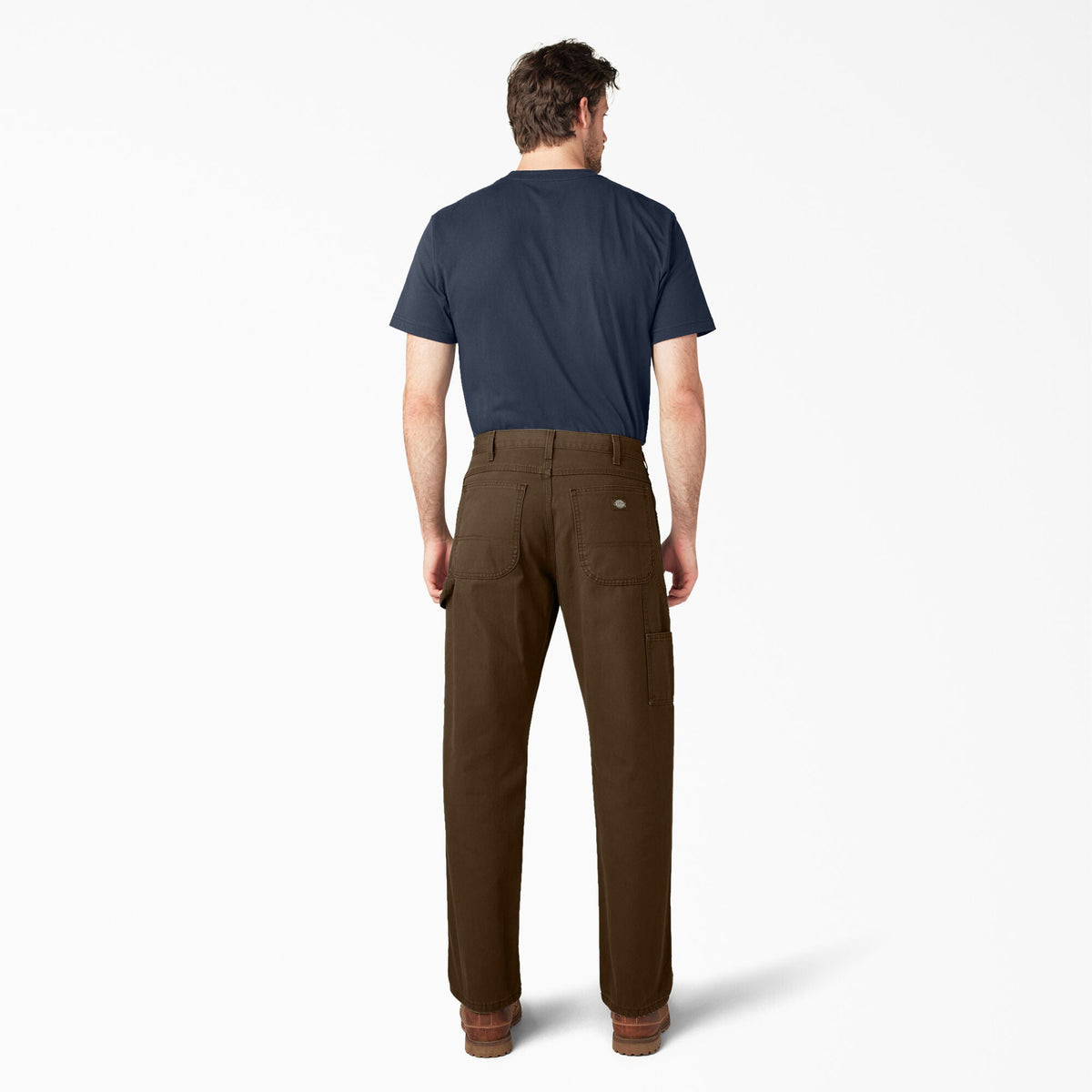 Dickies Relaxed Fit Heavyweight Duck Carpenter Pants - Rinsed Timber Brown (RTB)