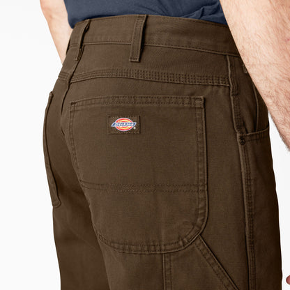 Dickies Relaxed Fit Heavyweight Duck Carpenter Pants - Rinsed Timber Brown (RTB)