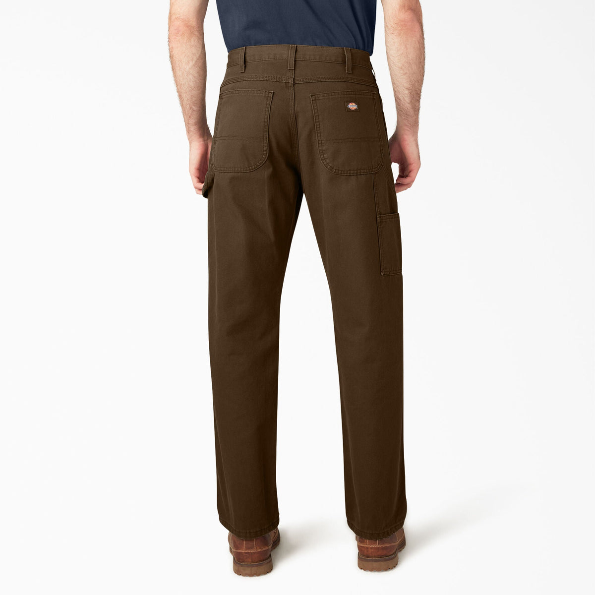 Dickies Relaxed Fit Heavyweight Duck Carpenter Pants - Rinsed Timber Brown (RTB)