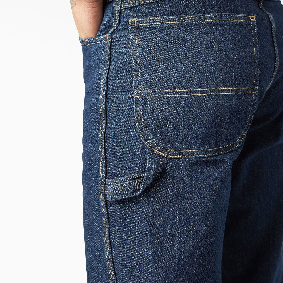 Dickies Relaxed Fit Heavyweight Carpenter Jeans - Rinsed Indigo Blue (RNB)