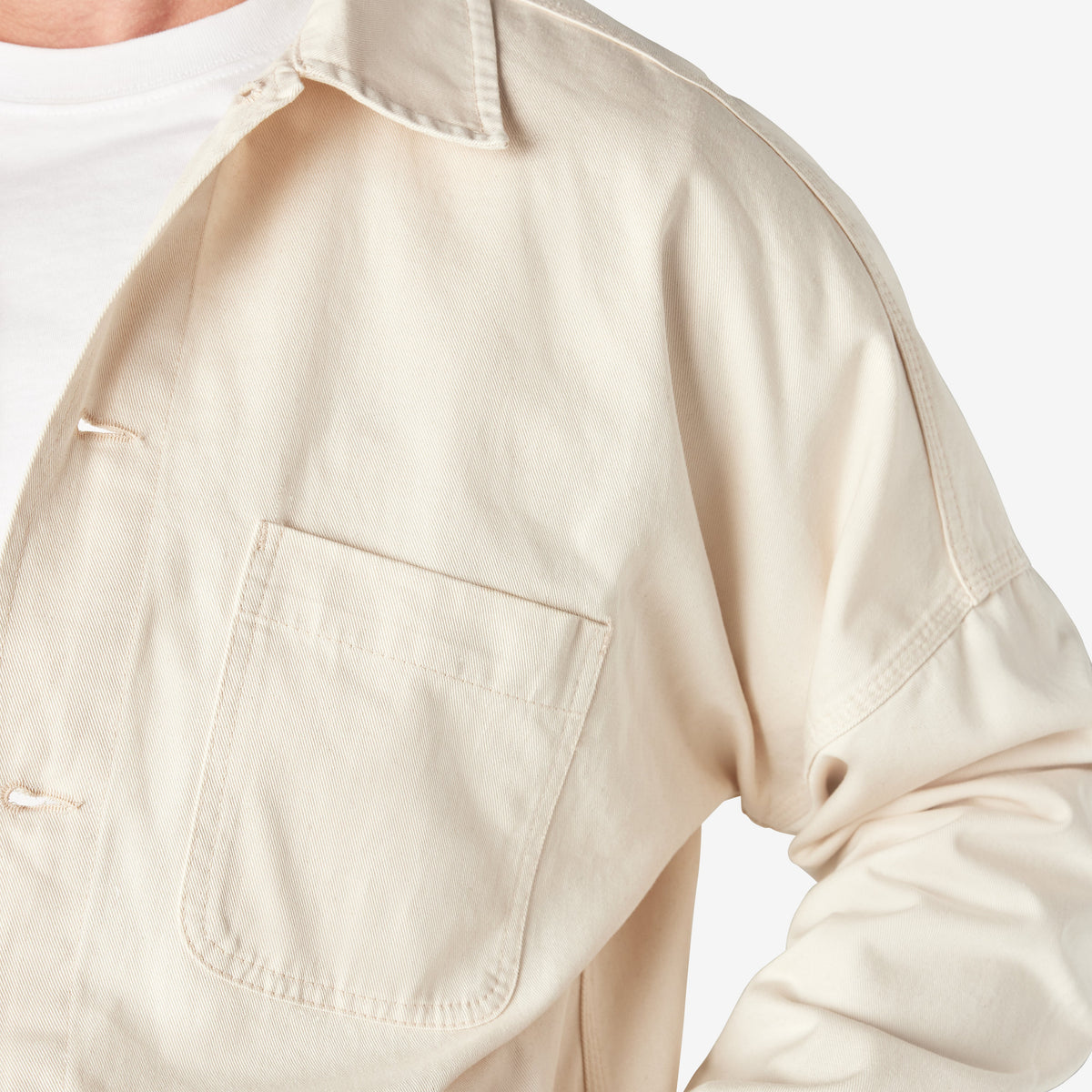 Dickies Dickies 1922 Drop Shoulder Shirt Jacket - Rinsed Natural (RNT)