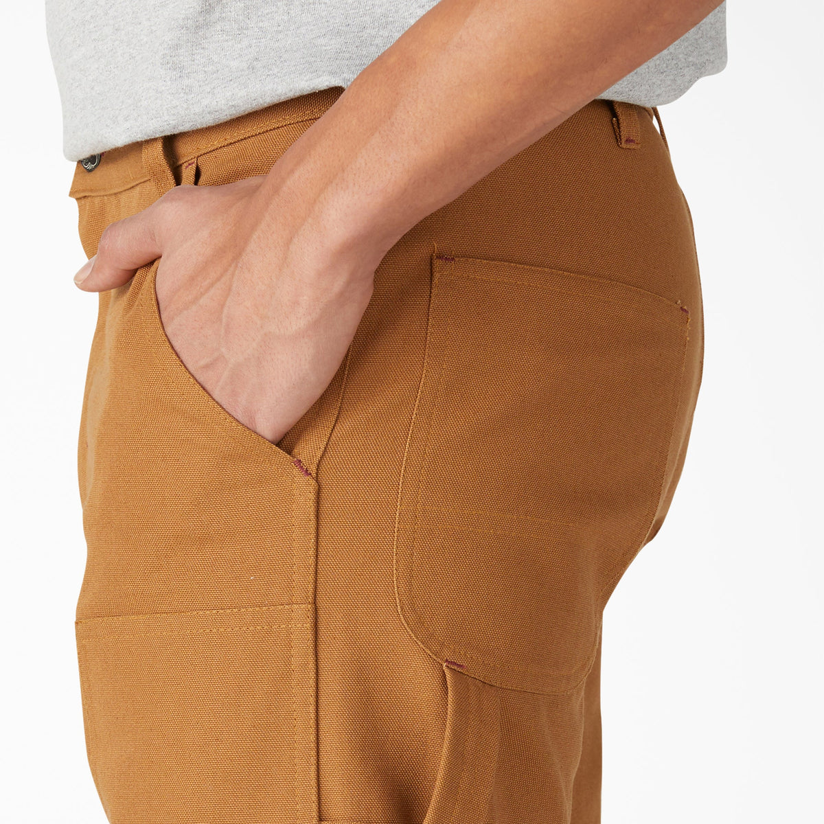 Dickies Dickies 1922 Regular Fit Double Knee Pants - Rinsed Brown Duck (RBD)