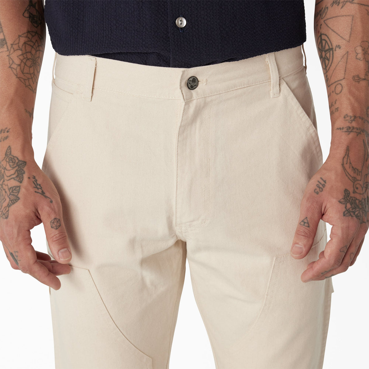 Dickies Dickies 1922 Regular Fit Double Knee Pants - Rinsed Natural (RNT)