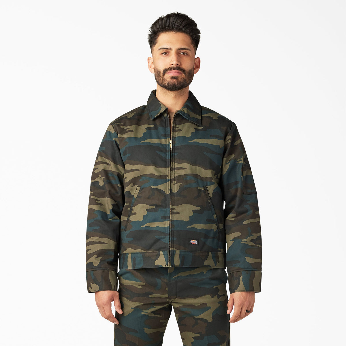 Dickies Insulated Eisenhower Jacket - Hunter Green Camo (HRC)