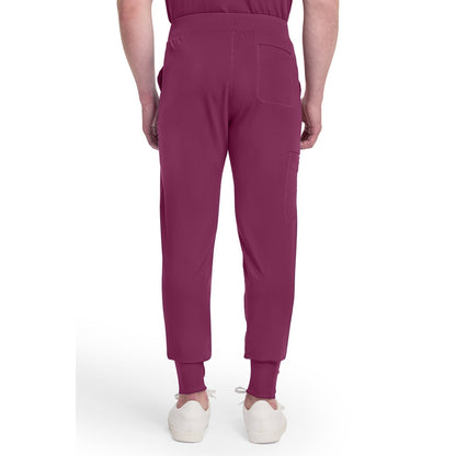 Dickies Men's Dynamix Natural Rise Scrub Jogger - Wine (WIN)