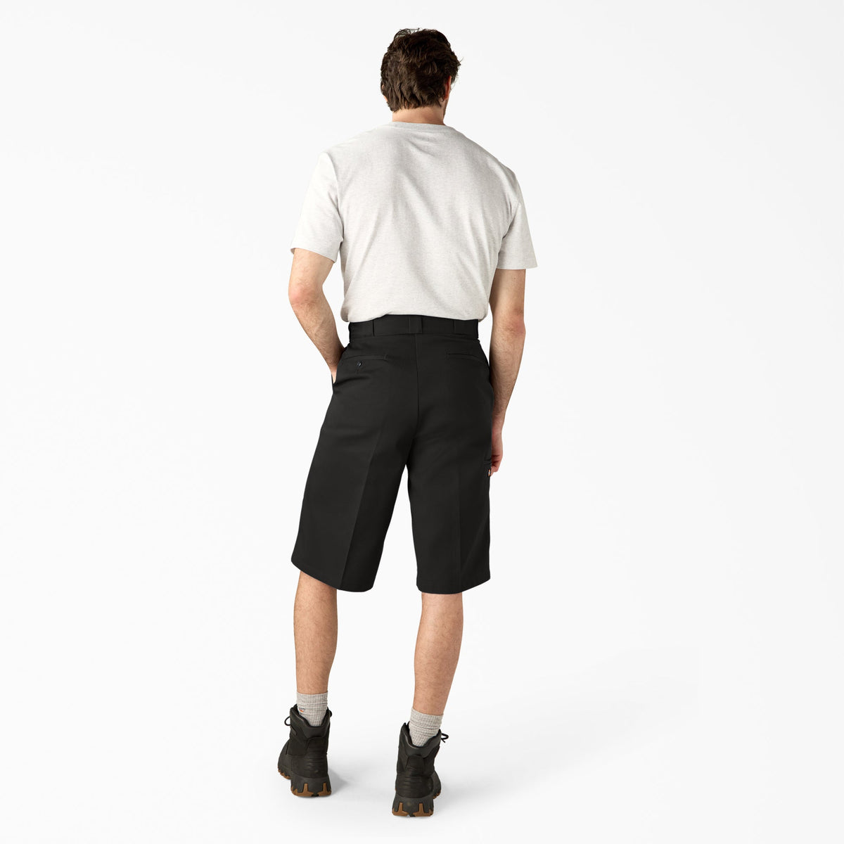 Dickies Loose Fit Multi-Use Pocket Work Shorts, 15" - Black (BK)