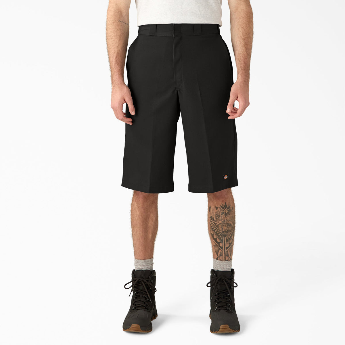 Dickies Loose Fit Multi-Use Pocket Work Shorts, 15" - Black (BK)