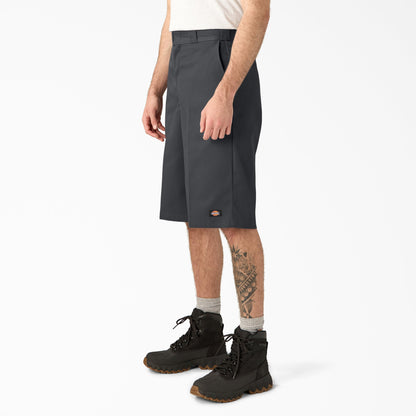 Dickies Loose Fit Multi-Use Pocket Work Shorts, 15" - Charcoal Gray (CH)