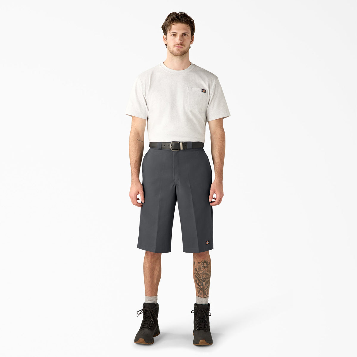 Dickies Loose Fit Multi-Use Pocket Work Shorts, 15" - Charcoal Gray (CH)