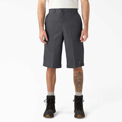 Dickies Loose Fit Multi-Use Pocket Work Shorts, 15" - Charcoal Gray (CH)
