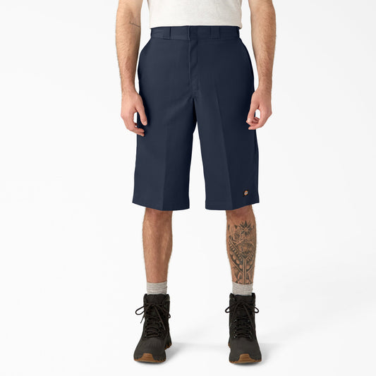 Dickies Loose Fit Multi-Use Pocket Work Shorts, 15" - Dark Navy (DN)